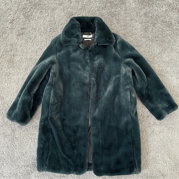 Mango Emerald Faux Fur Jacket - Picture 5 of 5